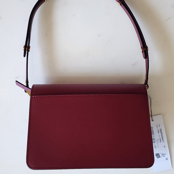 NWT-MARNI TRUNK BAG CALF SKIN MEDIUM โค๏ธ(#202) - Picture 4 of 12